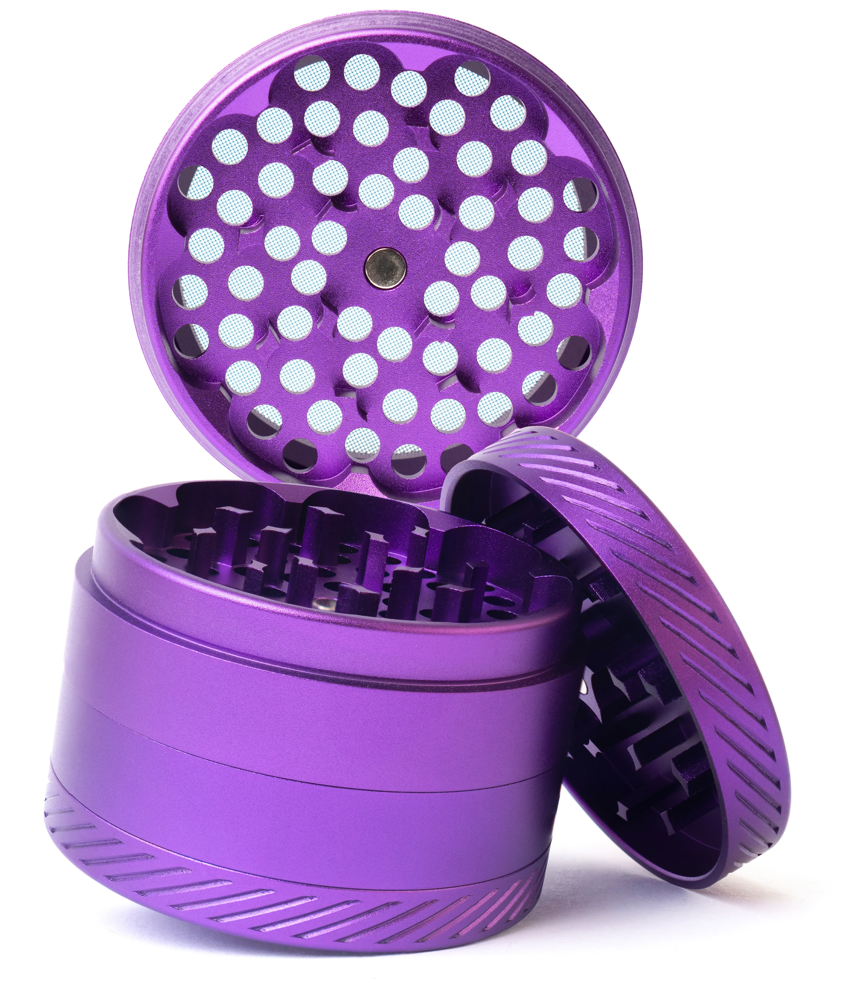 ALUMINIUM GRINDER - DARK GRAPE