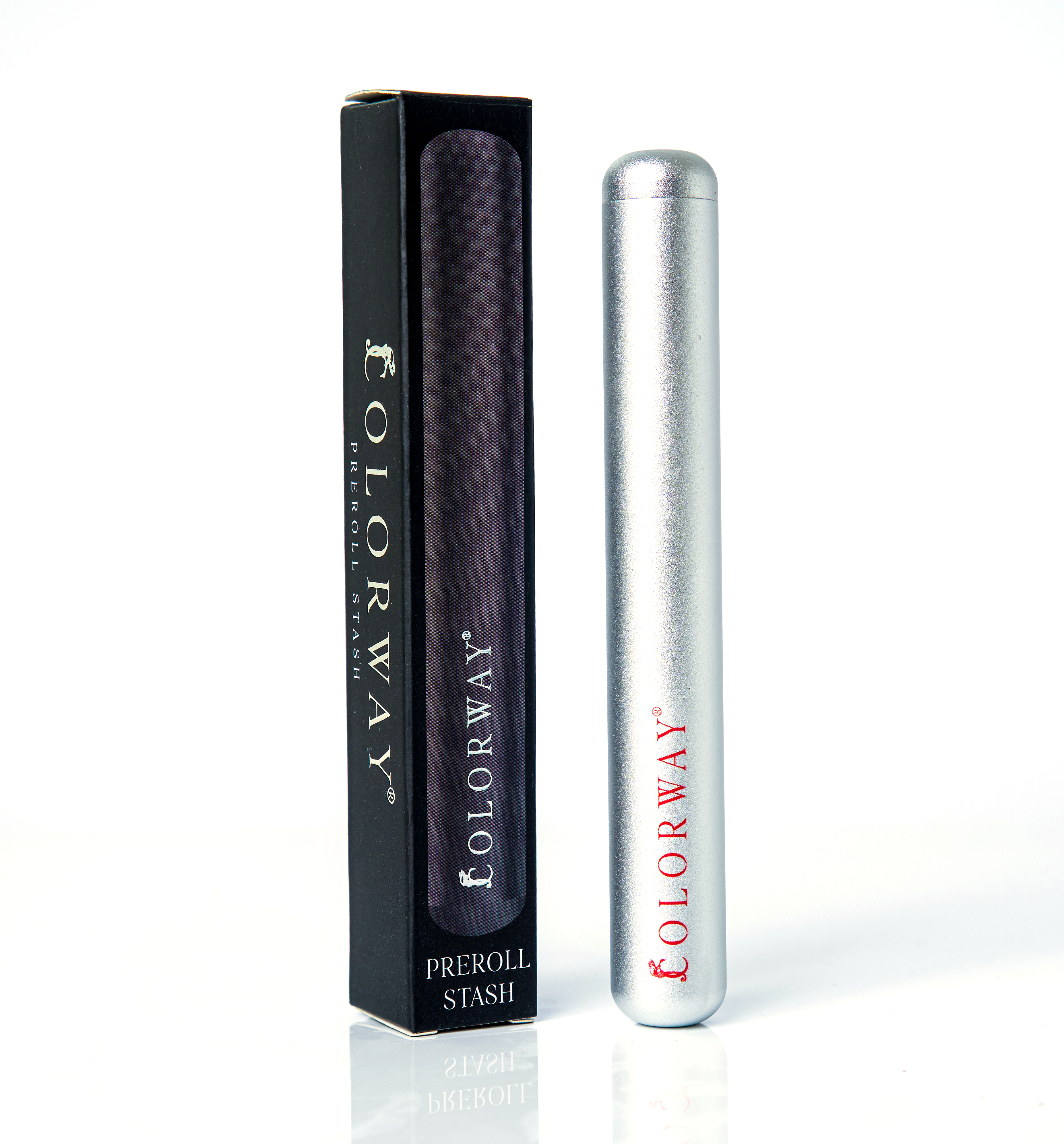 PREROLL STASH SILVER + LIQUID LAVA